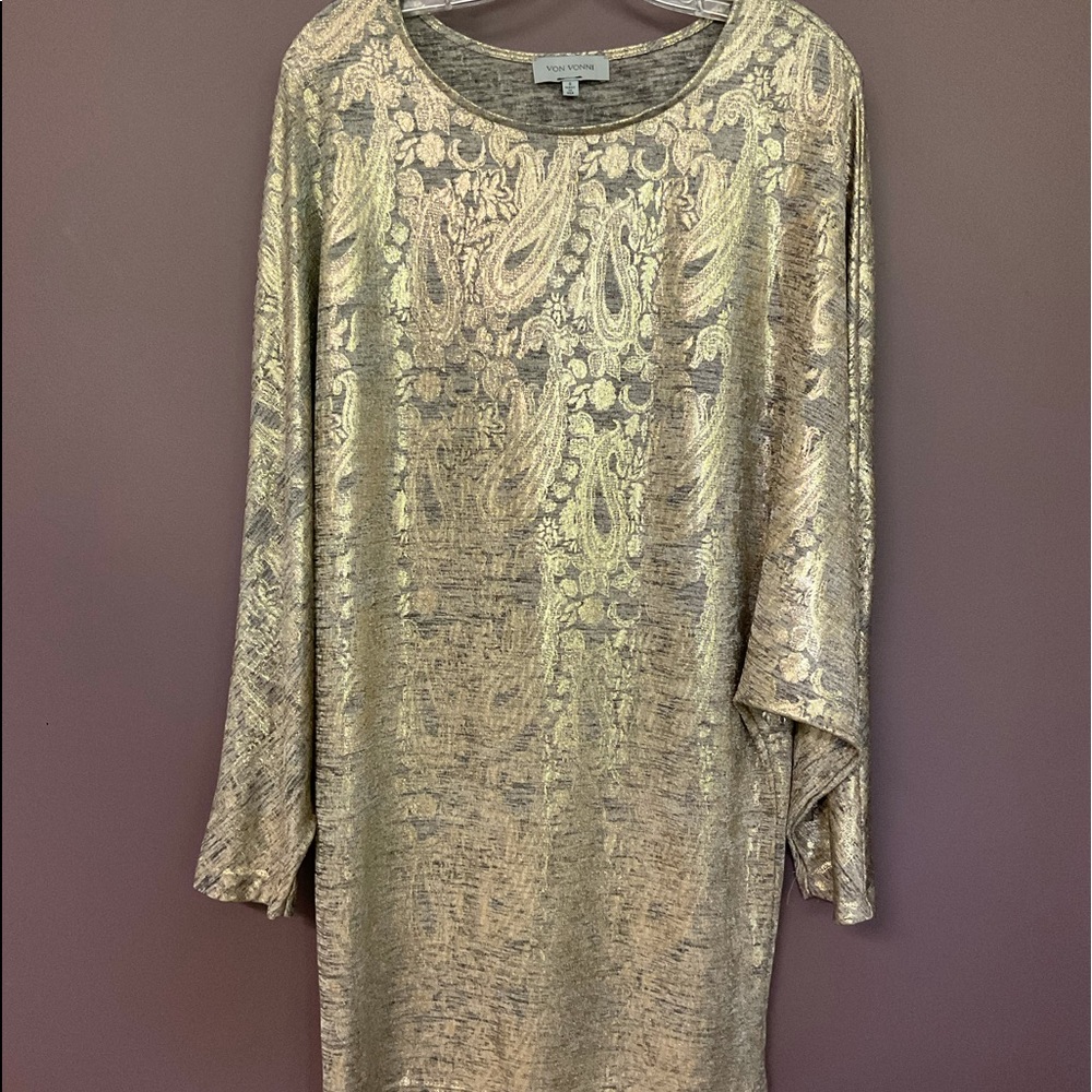 Von Vonni Paisley spandex dress